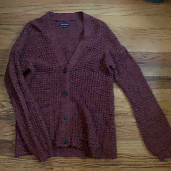American Eagle Outfitters Button/ Pocket Cardigan Sweater